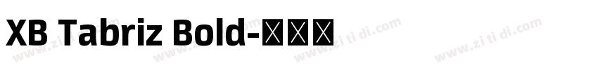 XB Tabriz Bold字体转换